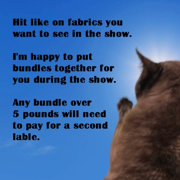 Like a fabric? Want to see it discounted in my 7pm Friday Fabric show? - Picture 1 of 1